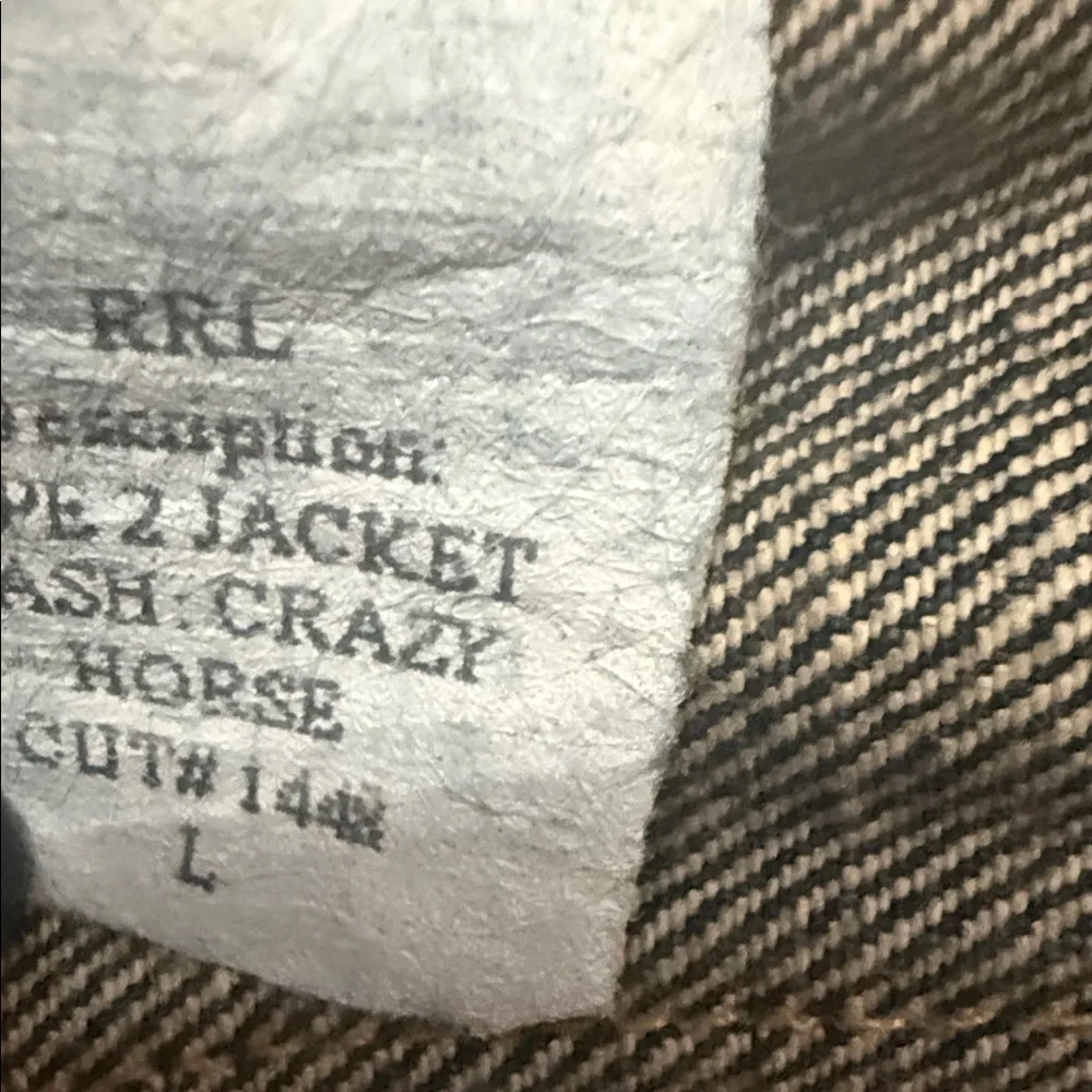 Double RL (RRL) Limited Edition 1 of 100 Coast to Coast Denim Jacket -Size Large - Picture 13 of 15